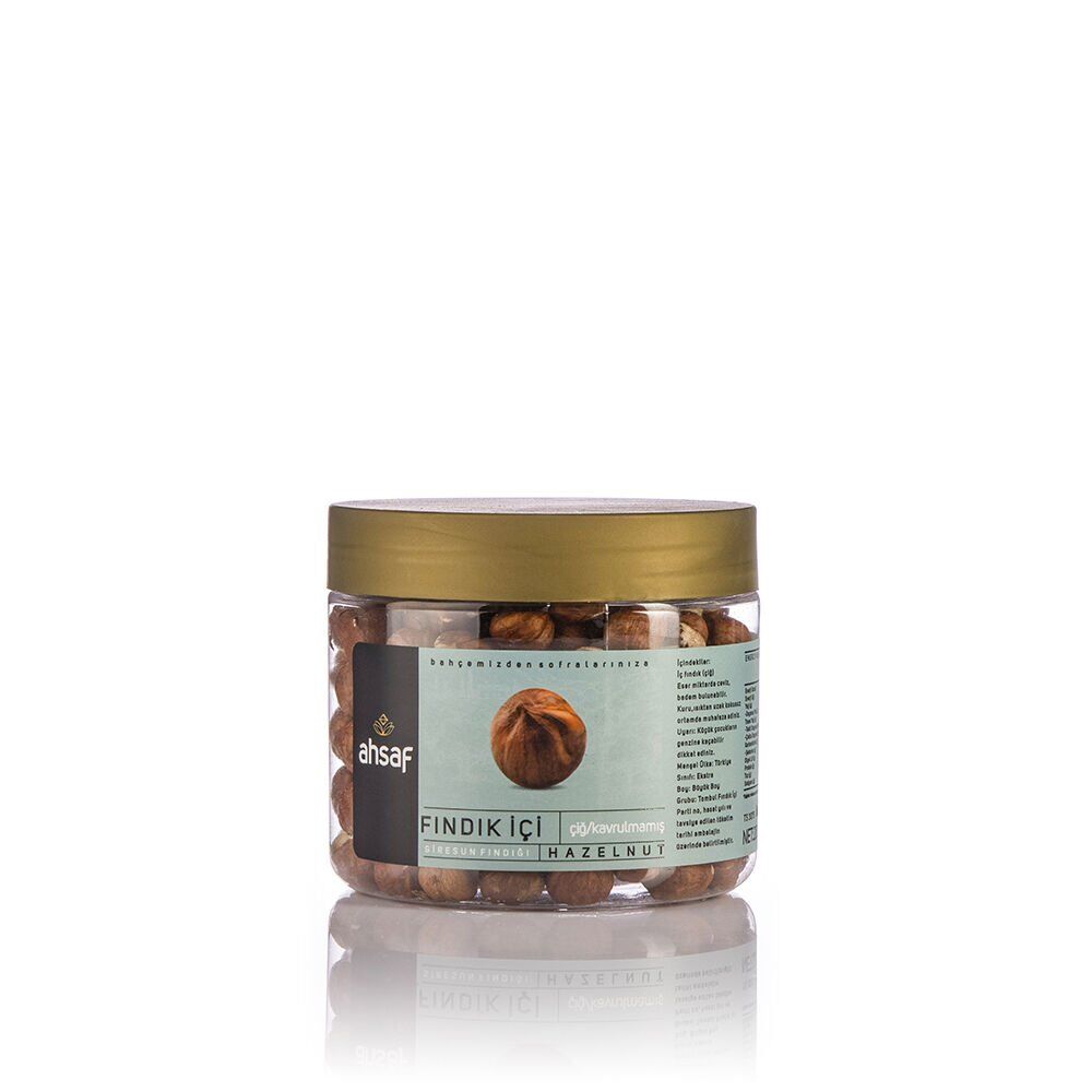 AHSAF İÇ FINDIK ÇİĞ PET KAVANOZ 200 GR