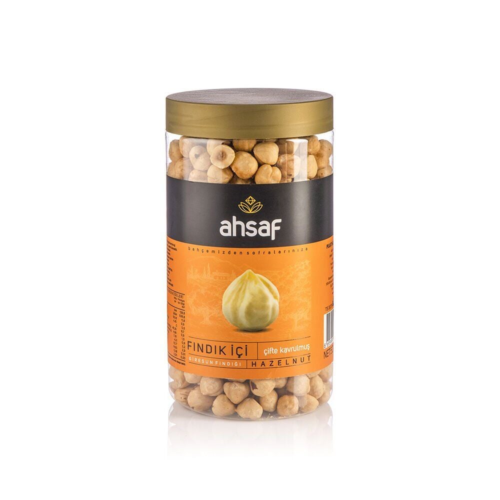AHSAF İÇ FINDIK KAVRULMUŞ PET KAVANOZ 500 GR
