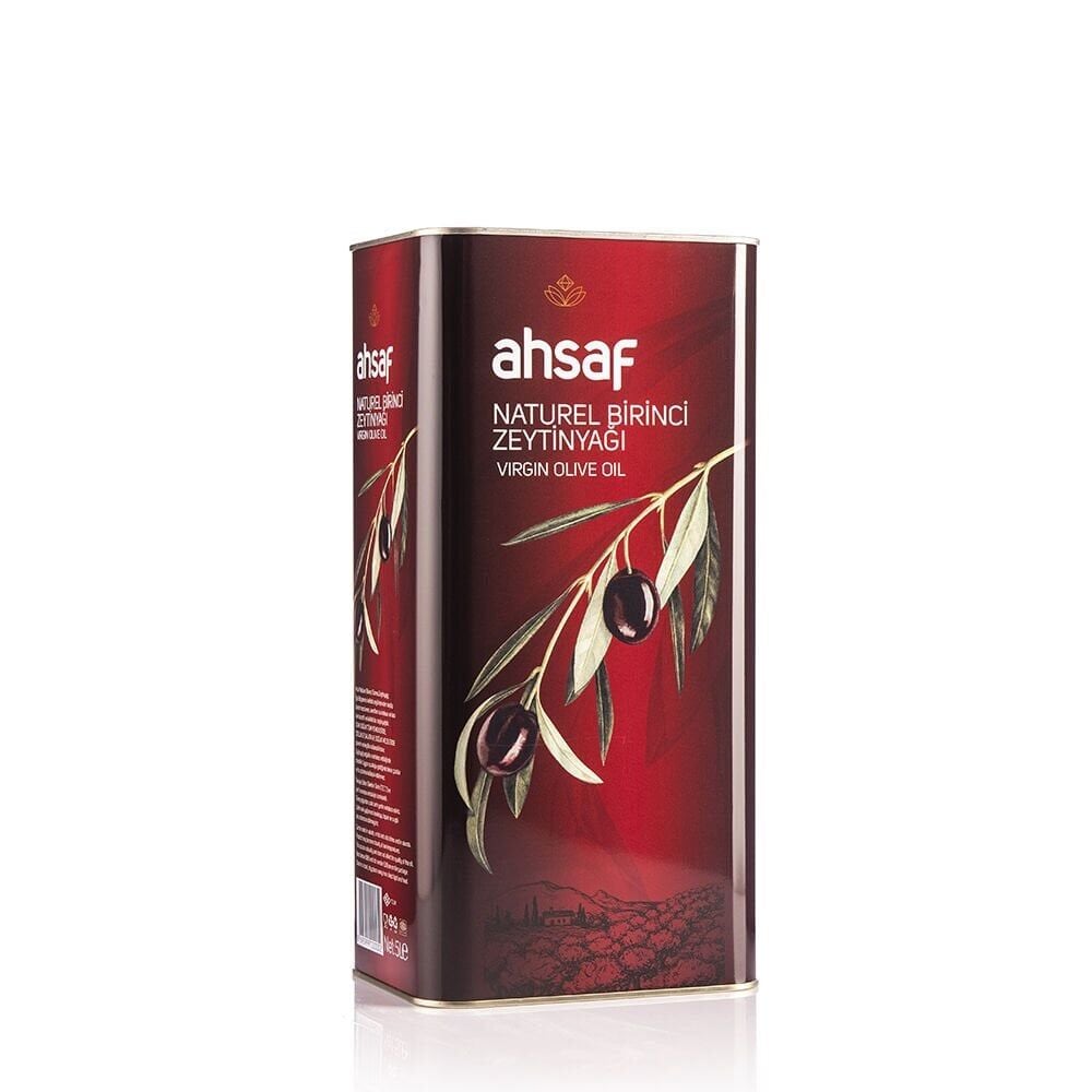 Ahsaf Natürel Birinci Zeytinyağı 5L - Teneke