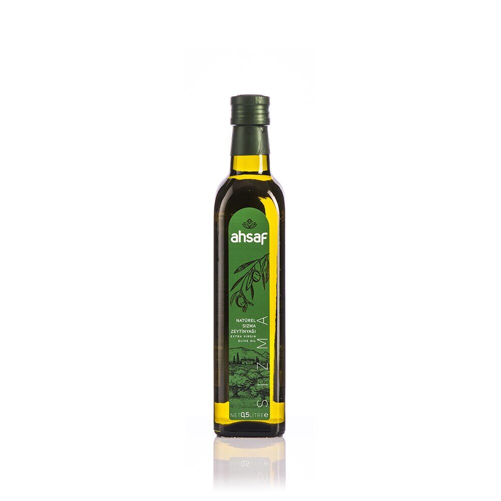 Ahsaf Natürel Sızma Zeytinyağı 500 ml - Cam