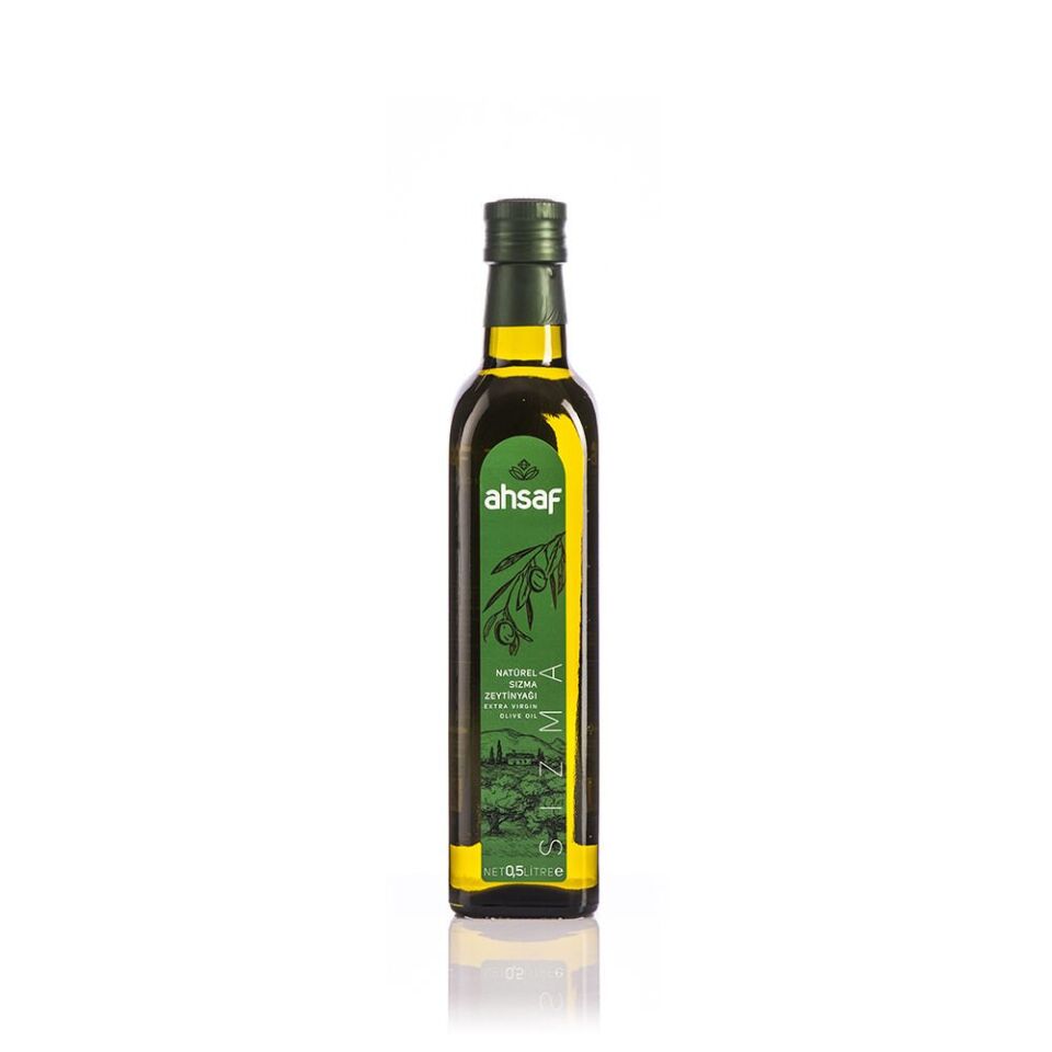 Ahsaf Natürel Sızma Zeytinyağı 500 ml - Cam