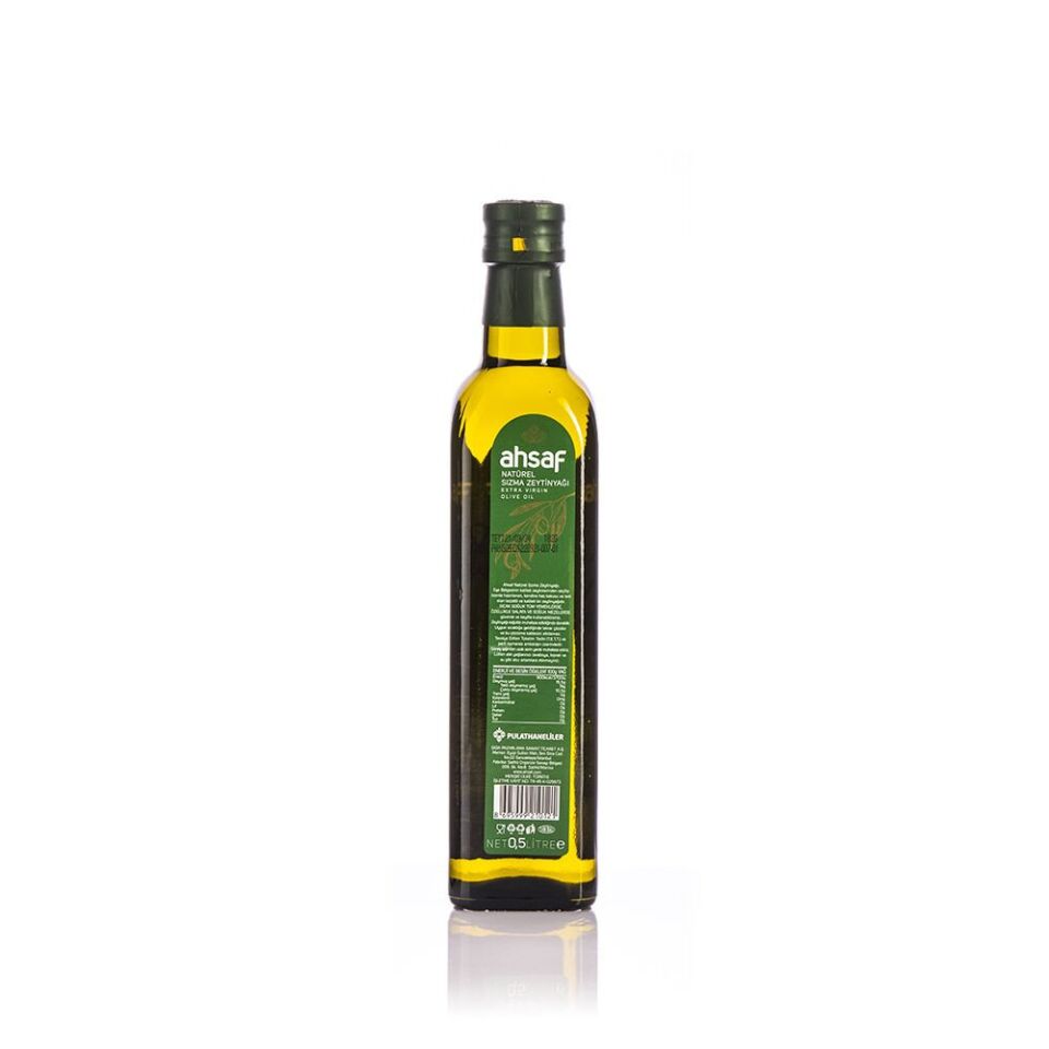 Ahsaf Natürel Sızma Zeytinyağı 500 ml - Cam