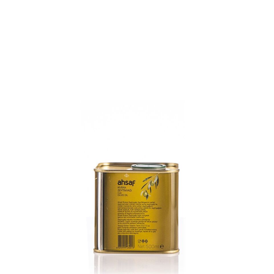Ahsaf Riviera Zeytinyağı - 500 ml Teneke