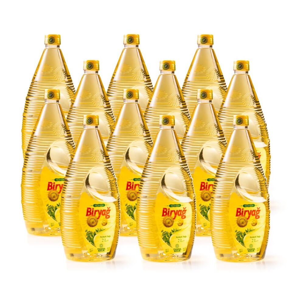 Biryağ Ayçiçek Yağı 2 Lt Pet Ambalaj (12'li Paket)