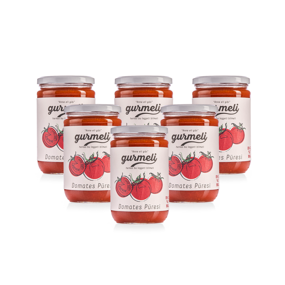 Gurmeli - Domates Püresi 550 gr (6'lı Paket)