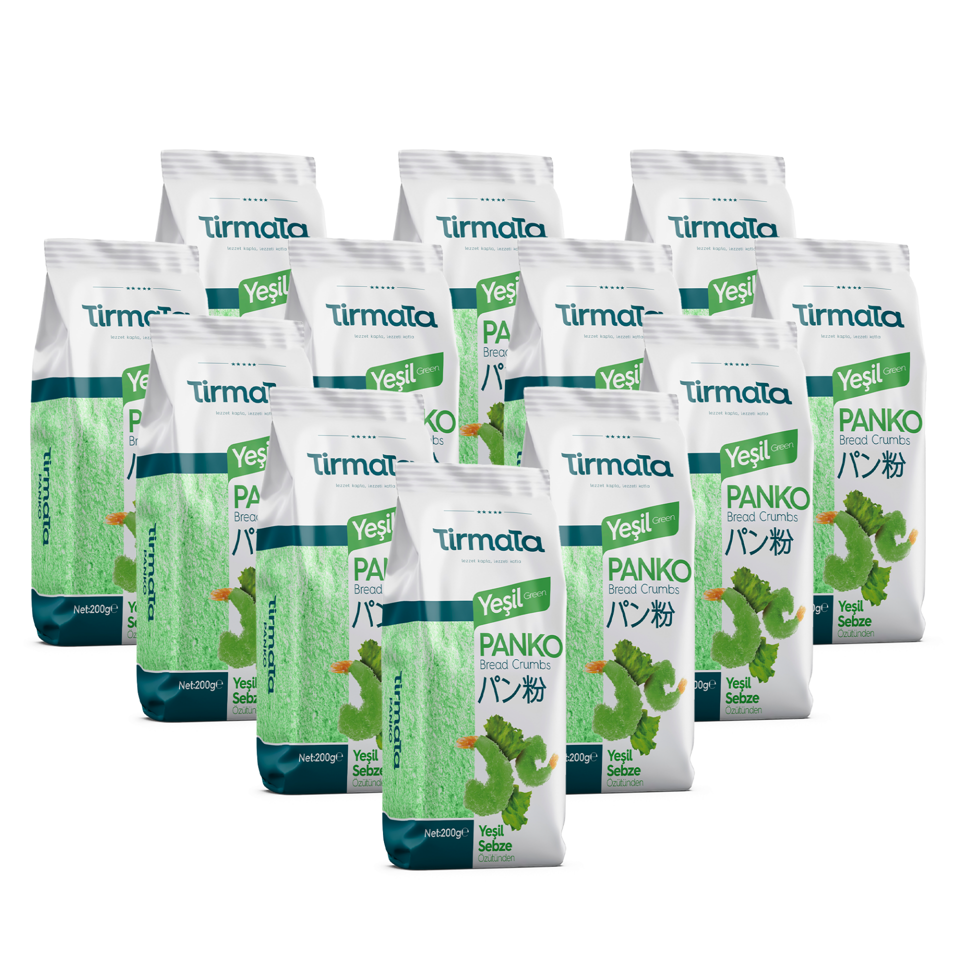 Tirmata Yeşil Panko 200 Gr (12'li Paket)