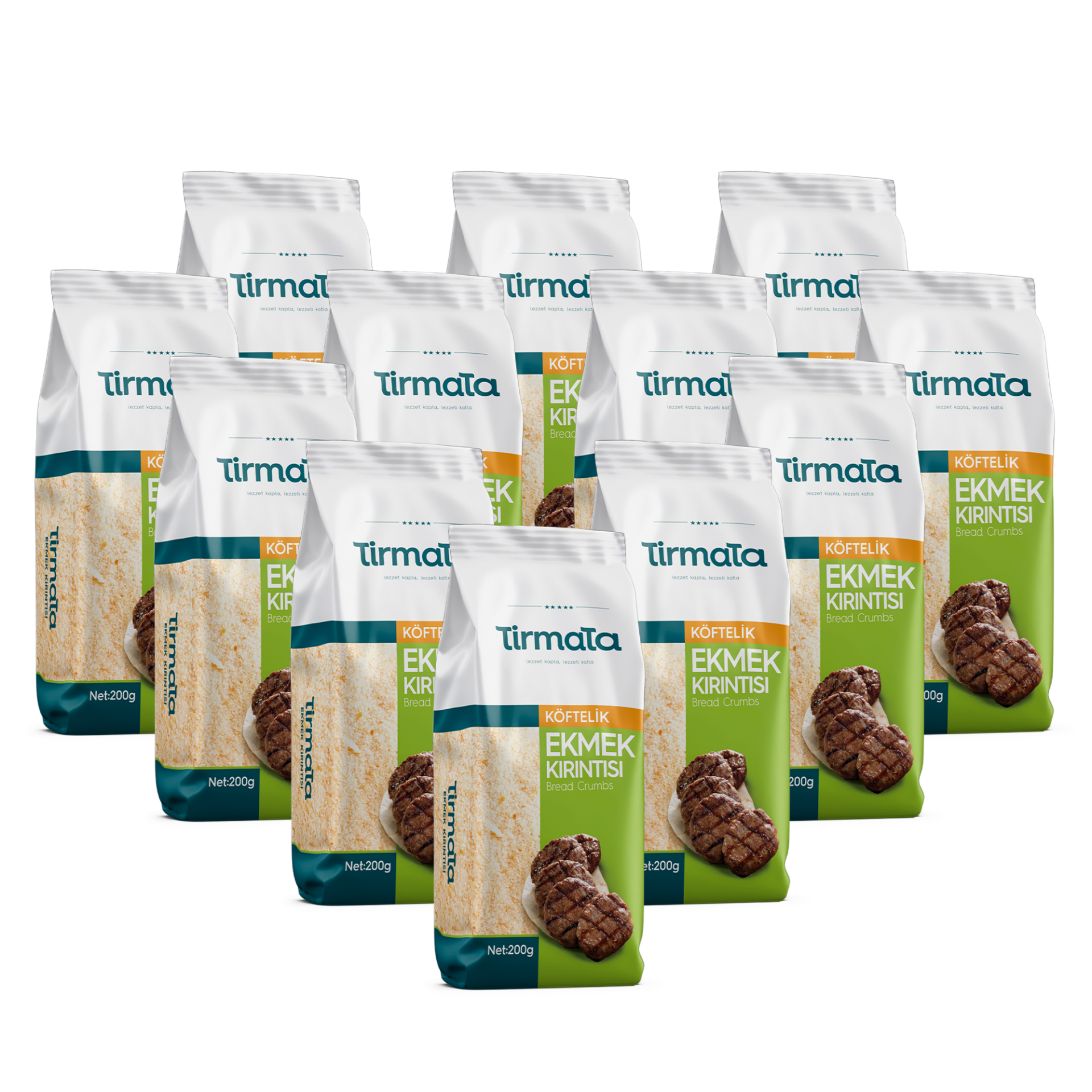 Tirmata Köftelik Ekmek Kırıntısı 200 Gr (12'li Paket)