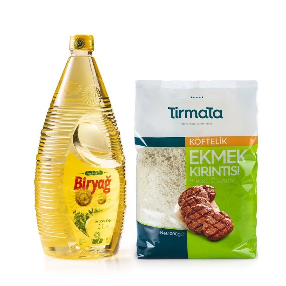 Ayçiçek Yağı 2 Lt Pet - Köftelik Ekmek Kırıntısı 1000 Gr