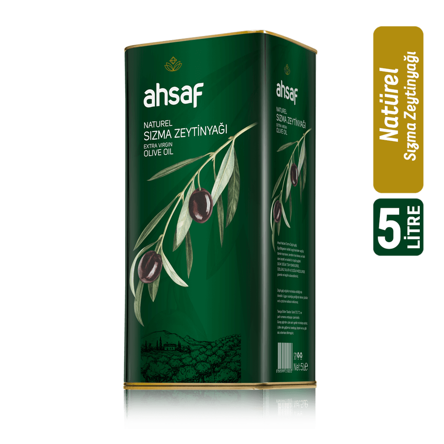 Natürel Sızma Zeytinyağı 5L -Teneke