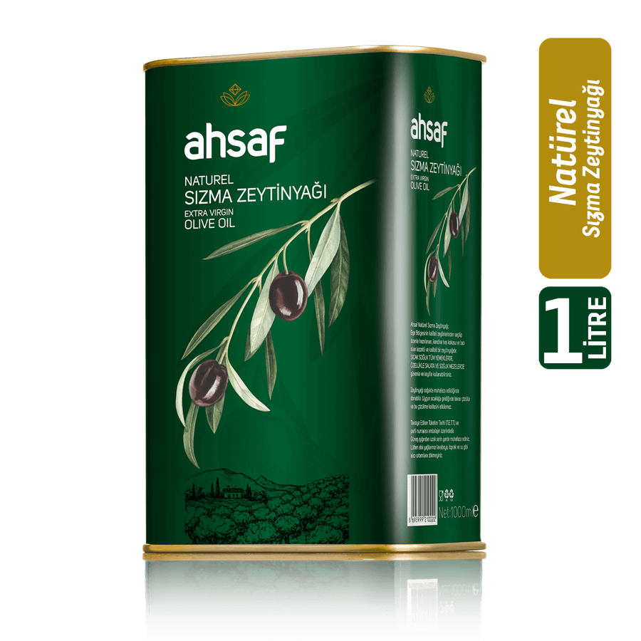 Natürel Sızma Zeytinyağı 1L -Teneke