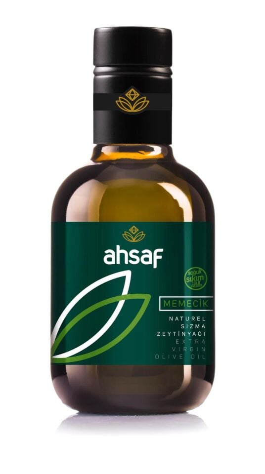 Memecik Soğuk Sıkım Zeytinyağı 250 ml Cam Şişe