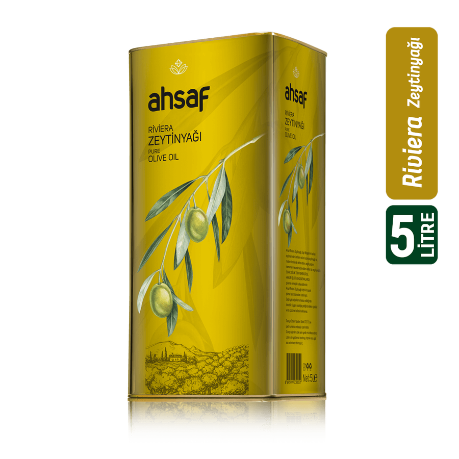 Ahsaf Riviera Zeytinyağı 5L - Teneke