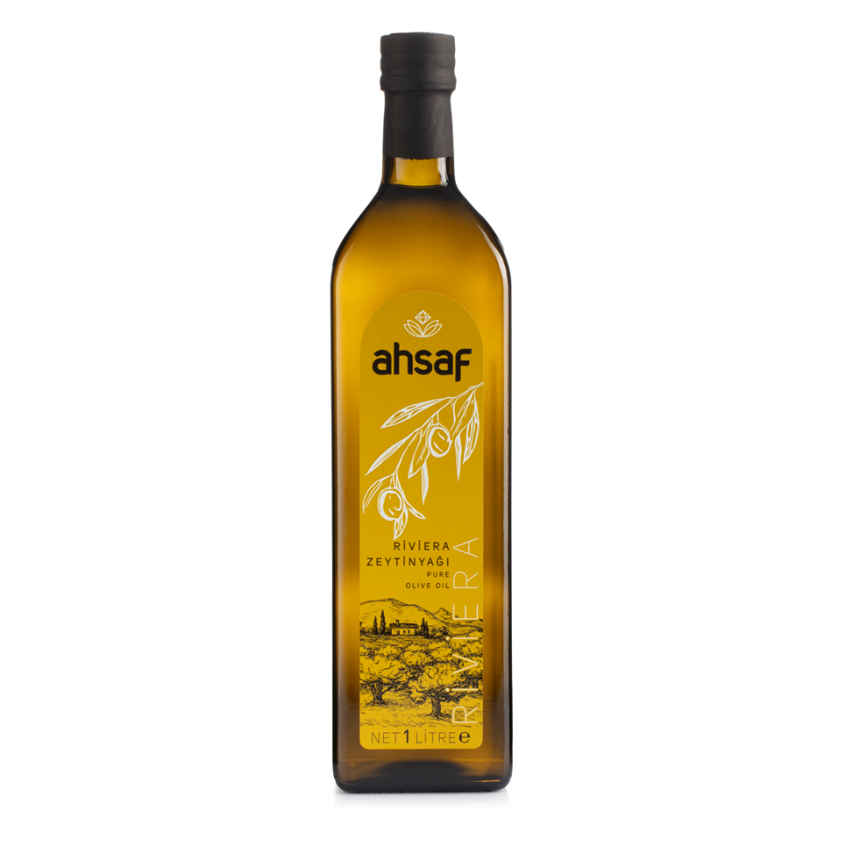 Ahsaf Riviera Zeytinyağı 1L -Cam