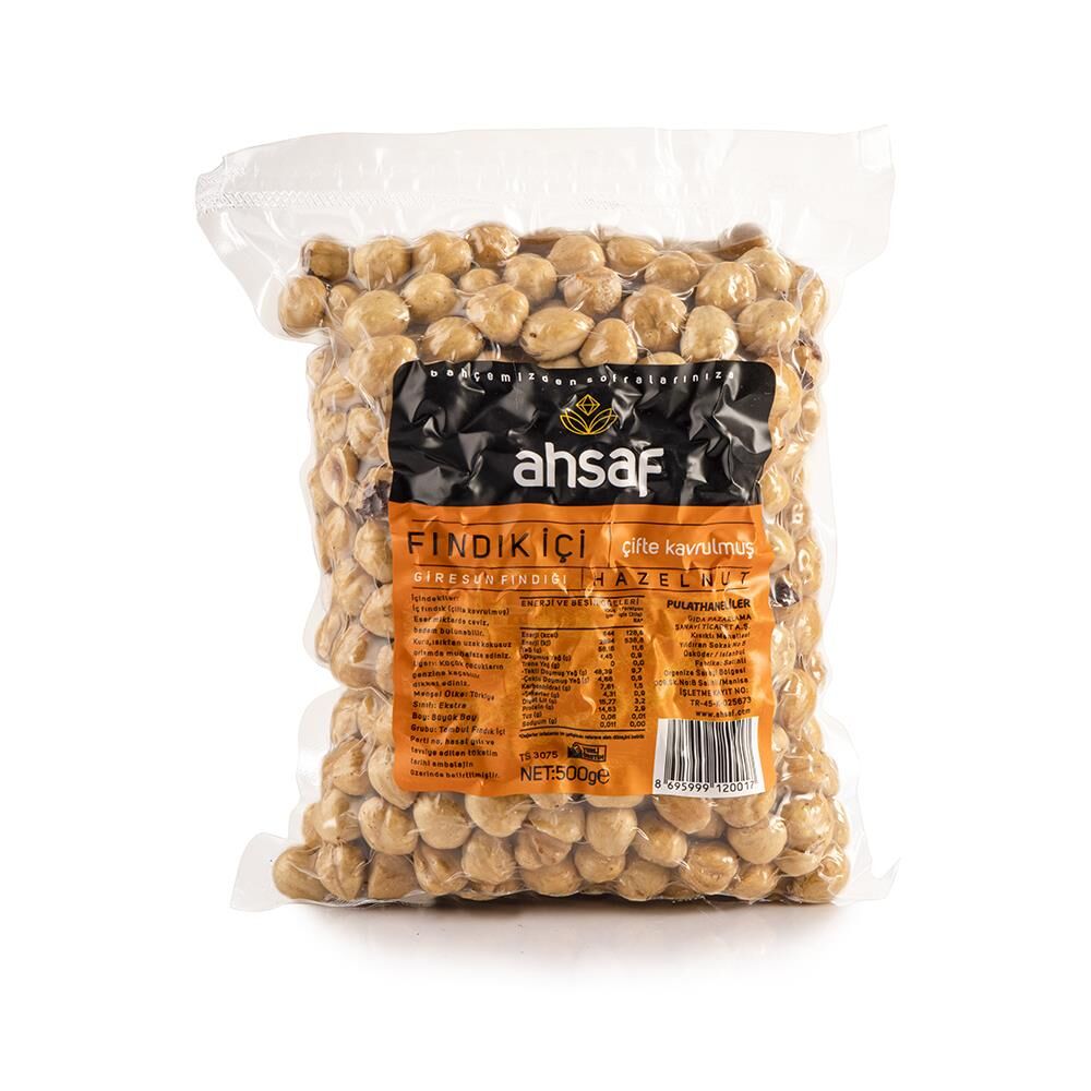 Kavrulmuş İç Fındık 500 Gr Vakum Ambalaj