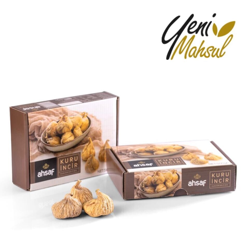 Ahsaf Kuru İncir 500 gr Karton Kutu