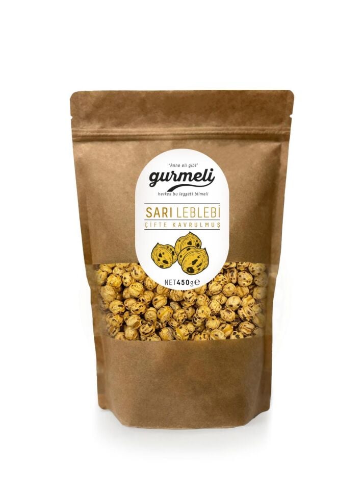 Gurmeli Çifte Kavrulmuş Sarı Leblebi 450 gr