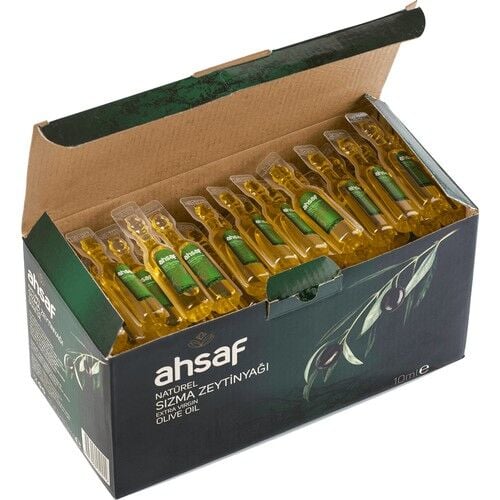 Ahsaf Tek kullanımlık Kır-At Natürel Sızma Zeytinyağ  100 Adet 10 ml
