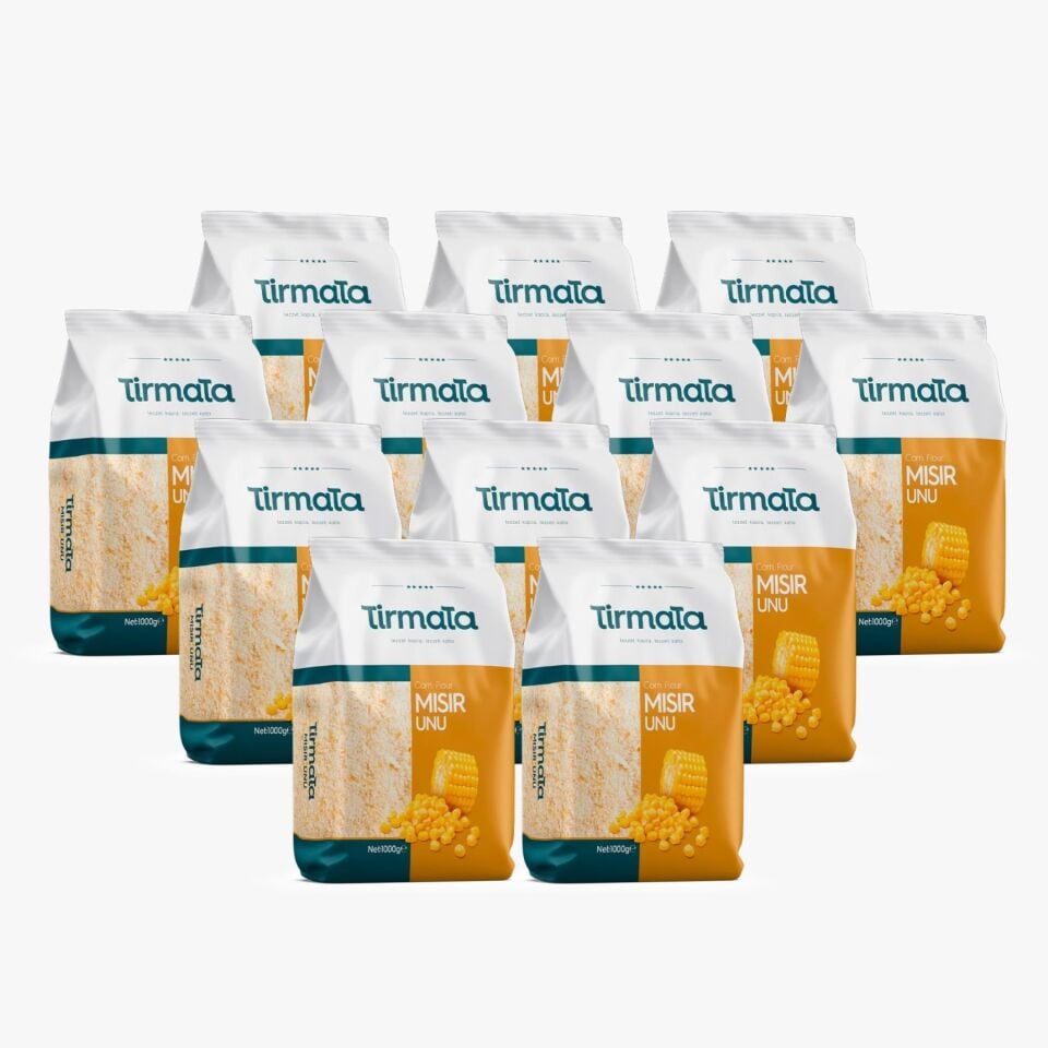 Tirmata Mısır Unu 1 Kg (12'li Paket)