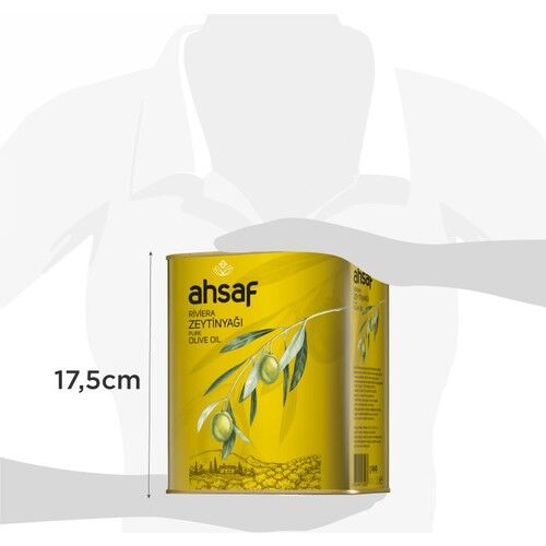 Ahsaf Riviera Zeytinyağı 2L-Teneke (3'lü Ekonomik Paket)