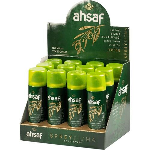 Natürel Sızma Zeytinyağı 200 ml Sprey (12'li Paket)