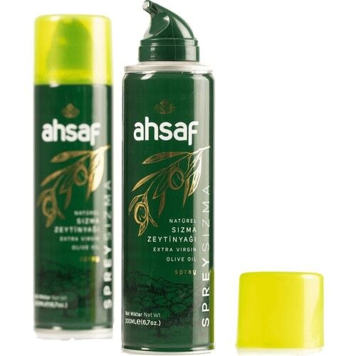 Ahsaf Natürel Sızma Zeytinyağı 200 ml Sprey (12'li Paket)