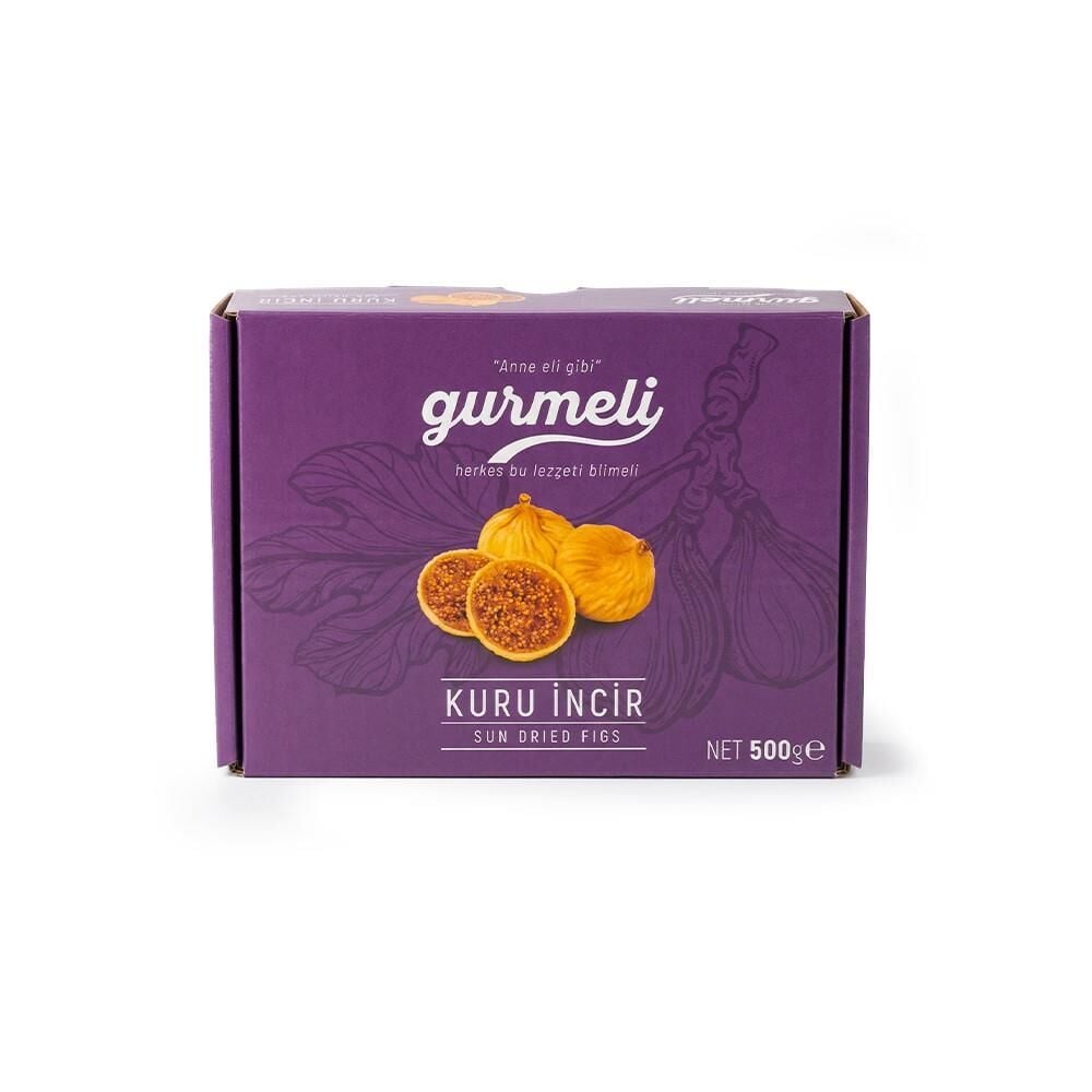 Gurmeli Kuru İncir Karton Kutu 500 Gr