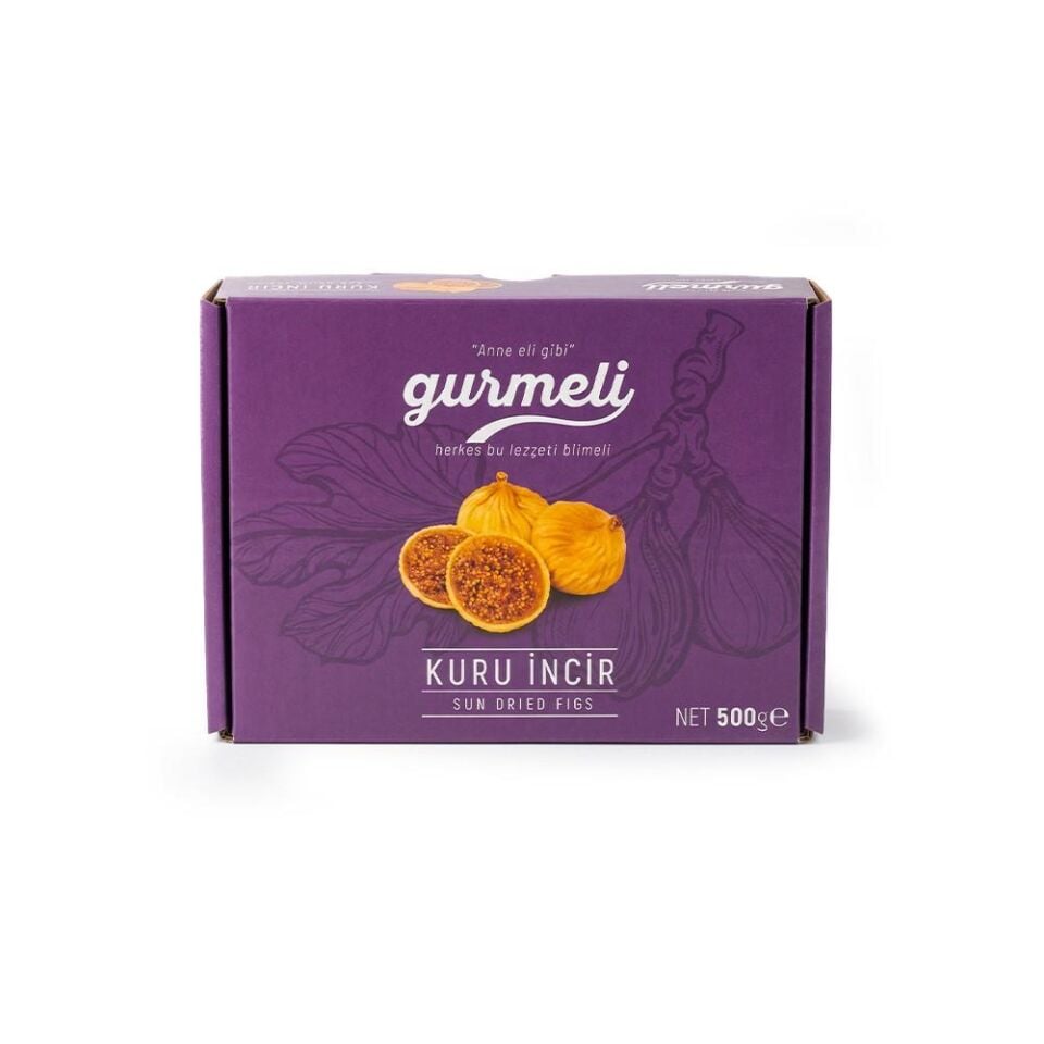 Gurmeli Kuru İncir Karton Kutu 500 Gr