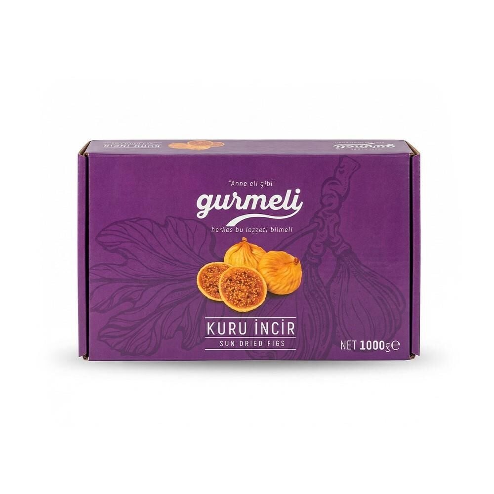 Gurmeli Kuru İncir Karton Kutu 1000 Gr